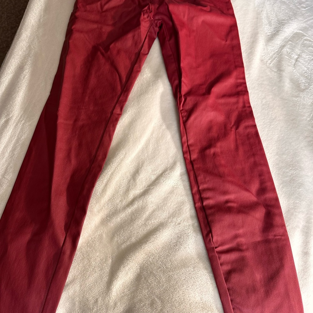 New York & Company Vibrant Red Trousers